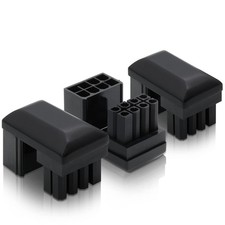 3Pack GPU PCIe 8 Pin 180 Degree Angle UTurn Power Adapter Reverse Type picture