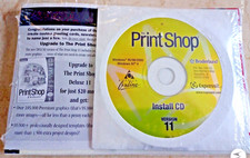 VINTAGE NEW SEALED BRODERBUND PRINTSHOP VERSION 11 CD PC SOFTWARE picture