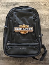 Brenthaven X-Ray friendly Backpack Harley Davison Patch Black New Read Padded picture