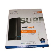 ARRIS Surfboard G34 DOCSIS 3.1 Gigabit Cable Modem & AX3000 Wi-Fi 6 Router picture
