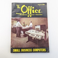 Vintage “The Office” Magazine  August 1972  Small Business Computers Issue picture