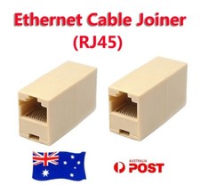 RJ45 Coupler Connector Joiner Extender For Cat6 5e Ethernet Network Lan Cable OZ picture