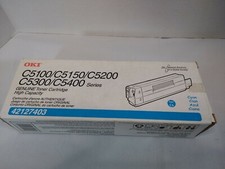 OKI 42127403 Genuine Cyan Toner Cartridge High Capacity  picture