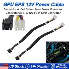 2x For Dell PowerEdge R720 R730 For Tesla P40 P100 Riser to EPS 12V Power Cable picture