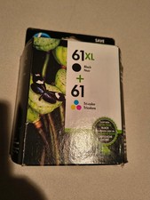 Genuine HP 61XL & 61 Ink Cartridge 2Pk Black/Tri-Color Combo New Exp 5/2023 picture