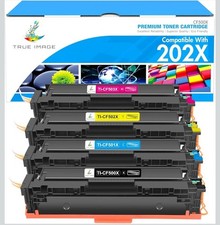 True Image HECF500A4PK Toner Cartridge for HP 202A CF500A picture