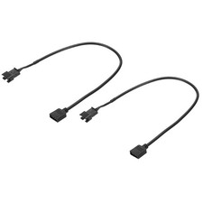 12V 4 Pin to SM4P Splitter Cable, 2 Pcs PWM Fans RGB Power Cord ARGB Extensio... picture