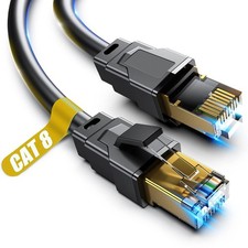 Cat 8 Ethernet Cable 30FT, Heavy Duty 26AWG High Speed 40Gbps 2000MHz, Gold P... picture