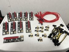 10x VER006C PCIe USB 3.0 GPU Mining Risers Complete Sets w/Cables & Adapters picture