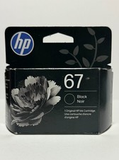 HP Genuine 67 Black Ink Cartridge NIB (3YM56AN) Exp 01/2028+ picture