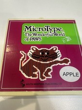 South-Western MicroType Wonderful World of PAWS Apple II 5.25