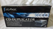 I/O Magic CD Duplicator 52x/24x/52x Standalone Burner USB 2.0 LCD Display in Box picture