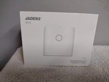 Jadens Portable Wireless Thermal Label Printer JD-21 White - New With Paper Roll picture