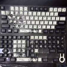 Anime PBT Keycaps 123 Keys Cherry Profile Dye Sublimation Gaming Keyboard picture