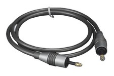 3'-12' Mini Toslink Digital Fiber Optical Audio Cable 3.5mm S/PDIF Metal Connect picture