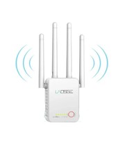 1200Mbps WiFi Extender – Dual Band 2.4G/5G Signal Booster with Ethernet Ports picture