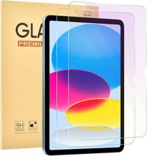 2 Pack Anti Blue Light Screen Protector 9H Hardness for iPad 11th & 10th picture