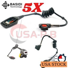 🔥5Pcs Power Cable with Back Cover Replace for Symbol RS4000 Ring Scanner US 🔥 picture