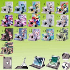For Various Tablet Models Tablet Theme 360 Degree Case Faux Leather Cases  picture
