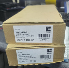 20x KRONE premisNET LSA-PROFIL 6089 2 187-00 Disconnection Module L/10 - NEW picture