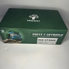 NEW Greensky HP CF294A LaserJet Pro 94A Printer Toner Cartridge Black 2 Pack  picture