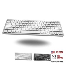 Wireless Bluetooth Keyboard for Mac - Premium Multi Device Connectivity Silver picture