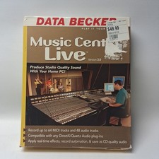Data Becker Music Center Live Software Windows 95/98 Vintage 2000 Big Box picture