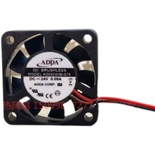 Original  ADDA 4010 4CM AD0424HB-G76 3 wires Cooler Fan 24V 0.09A  picture
