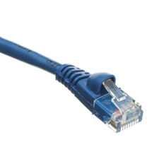 Snagless 35 Foot Cat5e Blue Network Ethernet Patch Cable picture