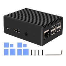 for Raspberry Pi 3 B+ Case, Aluminum Alloy Heavy Duty Passive Cooling Metal C... picture