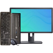 HP Desktop i5 Computer PC Up To 16GB RAM 1TB HDD/SSD 22in LCD Windows 10 Pro picture