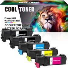5 Pack Set for 106R01597 Toner Xerox Phaser 6500 6500N 6500DN Workcentre 6505 picture