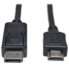 Eaton - P582-025 - Tripp Lite Series DisplayPort to HDMI Adapter Cable (M/M) - picture