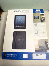 LaunchPort AP.4 Sleeve/Pouch Magnetic Case for Apple iPad 4th Gen 9.7 Black picture