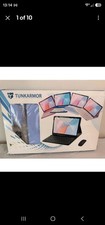 TUNKARMOR iPad 10.2 Keyboard Case with Bluetooth Keyboard & Mouse Blue Open Box picture