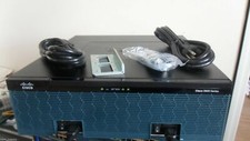 CISCO 3945E-V/K9 Gigabit Voice Router C3945E-V/K9  CME-12.0 PVDM3-64 DUAL AC PWR picture