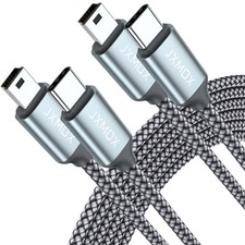 JXMOX USB C to Mini Cable,(3.3ft 2-Pack) Type C 3.3 feet  picture