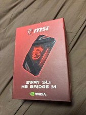 MSI 2WAY SLI HB bridge for NVIDIA graphics cards used picture