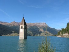 Landscape church architecture lake nature hills italy Custom Gaming Mat Desk picture