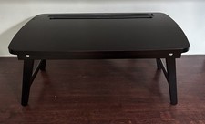 Sofia And Sam Portable Sit or Stand Desk w Storage Drawer & media slot, black picture