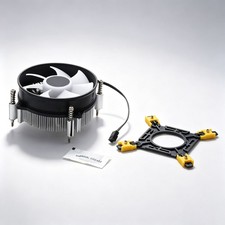 RGB CPU Cooler Fan 9cm Silent Rainbow for LGA 1150/1151/1155/1156/1200/1366 picture