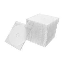 20Pcs Transparent Reusable Plastic Mini Cd Display Box for 8Cm Dvd-R picture