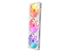 NZXT F420 RGB Reverse White 420mm PWM Single-Frame Reverse-Blade RGB Fan picture