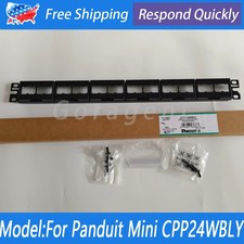 NEW In Box For Panduit CPP24WBLY 24Port Mini-Com Modular Patch Panel US picture