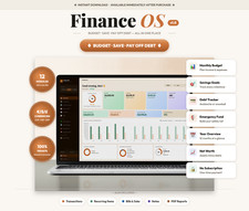 Personal Finance OS | All-in-One Budget & Money Management Tool | Savings + Debt picture