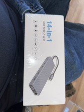 14 -In - 1 USB Type -C HUB Model HB047 New In Box Never Opened picture