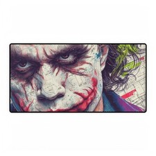DC Comics Joker Close-Up Portrait Movie Logo Mouse Pad Desk Mats picture