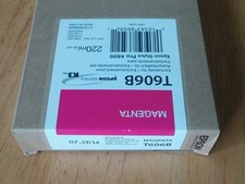 06-2016 GENUINE EPSON T606B MAGENTA 220ml K3 INK STYLUS PRO 4800 picture