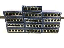 LOT OF 13:  NETGEAR FS105 V2 5 PORT 10/100 FAST ETHERNET UNMANAGED SWITCH - USED picture