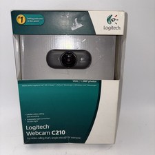 NEW Logitech C210 Web Cam WEBCAM VGA 1.3 MP PHOTOS WORKS WITH VID HD SKYPE MESSE picture
